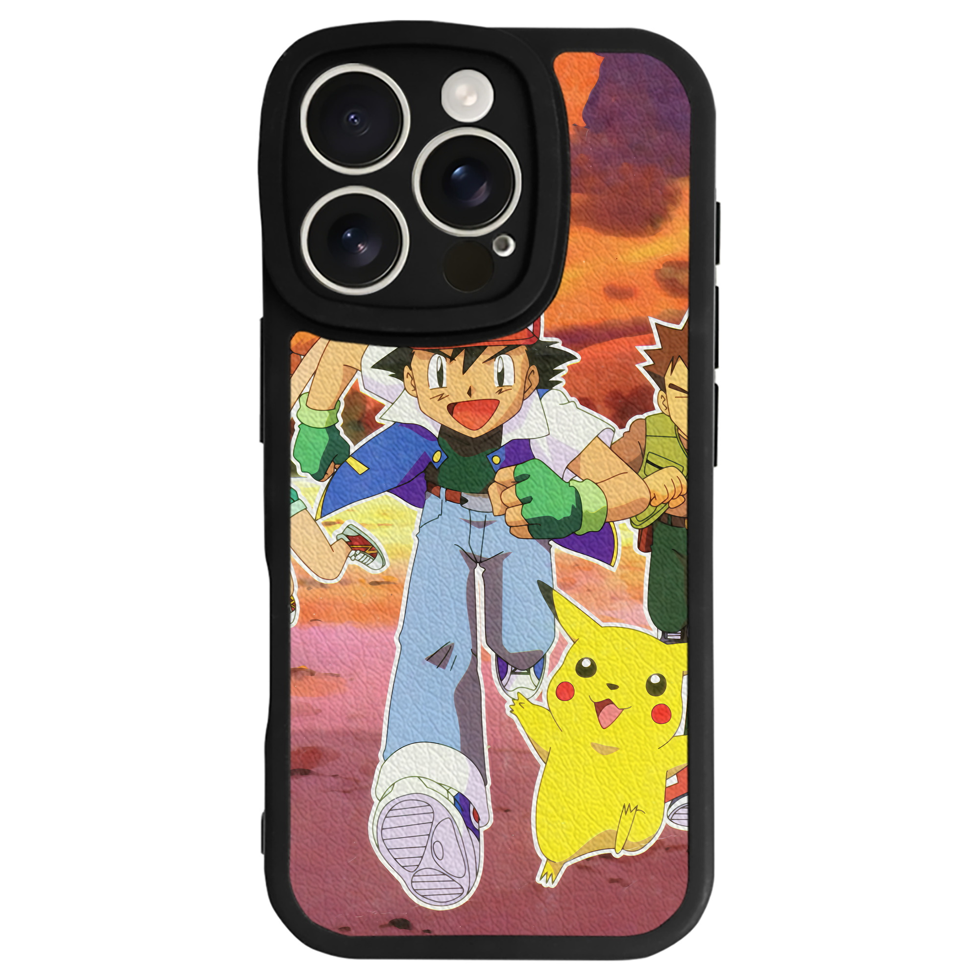 （画像用） ポケットモンスター Pokémon 【iPhone 16シリーズ対応】シリコンスマホケース（レザー調） 材質：シリコン